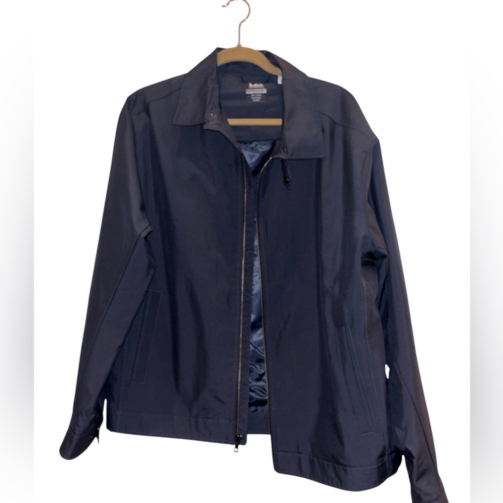 Cutter & Buck Navy and Tan WeatherTec Jacket